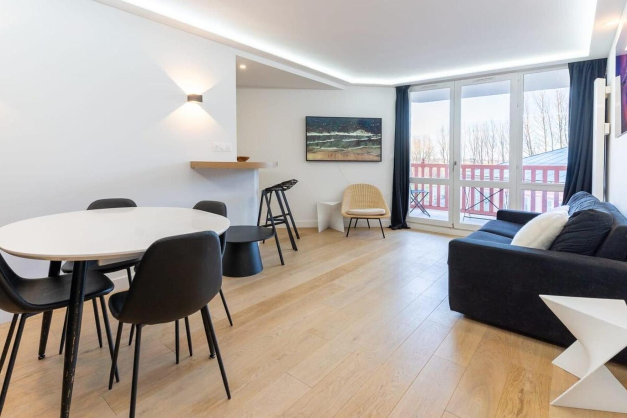 Beautiful Flat With Swimming Pool Tennis Court And Parking 148 勒图凯－巴黎普拉日 外观 照片